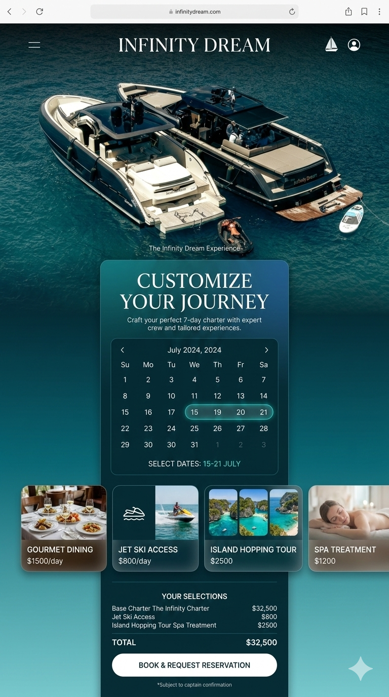 Page de réservation AzurBook